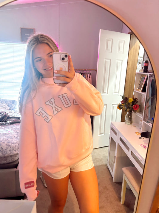GLUXE mock neck pinky