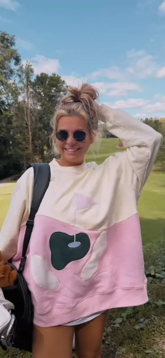 Golfing On the Green Mockneck