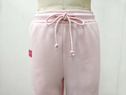 GLUXE Pinky Sweatpants