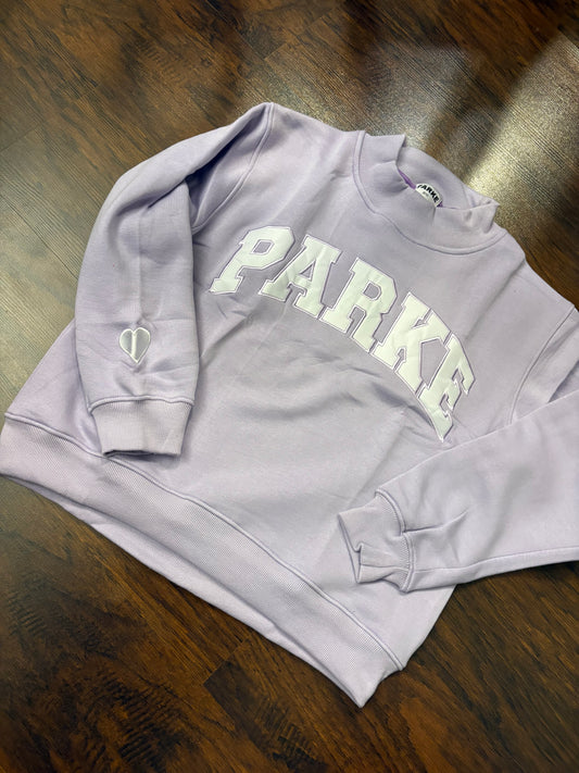 Lavender mock neck
