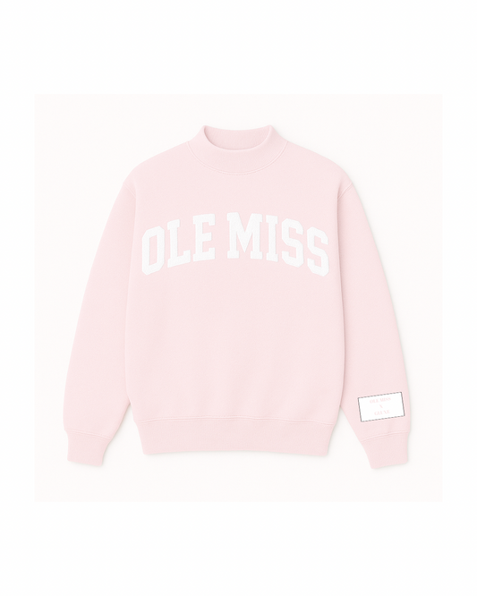 OLE MISS x GLUXE mockneck