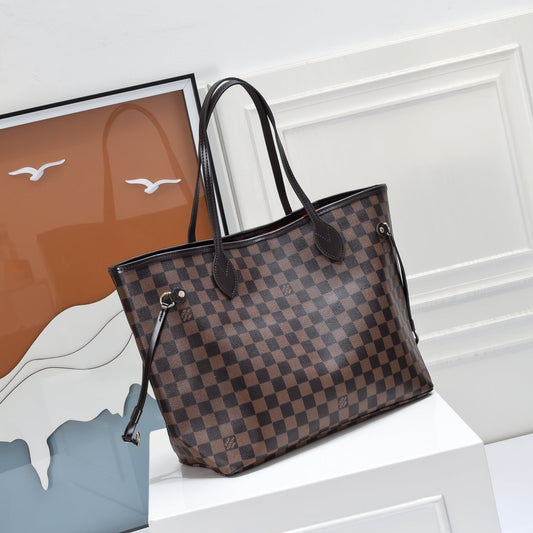 Checkered red bag